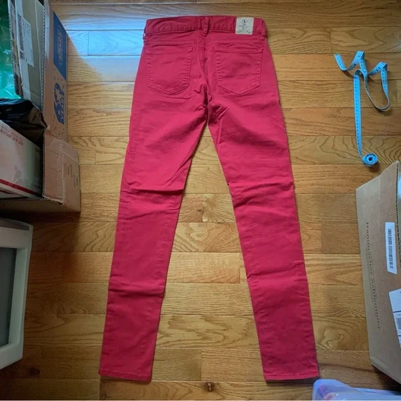 Polo Ralph Lauren Red Skinny Jeans - Picture 6 of 10